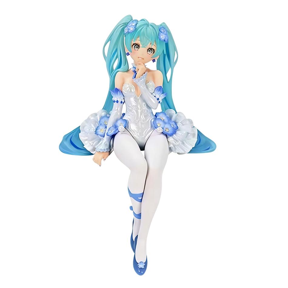 Model Toy New Animation Anime Beautiful Girl Hatsune Miku Flower Fairy Hatsune Miku Noodle Stopper Cute Handmade PVC Decorations