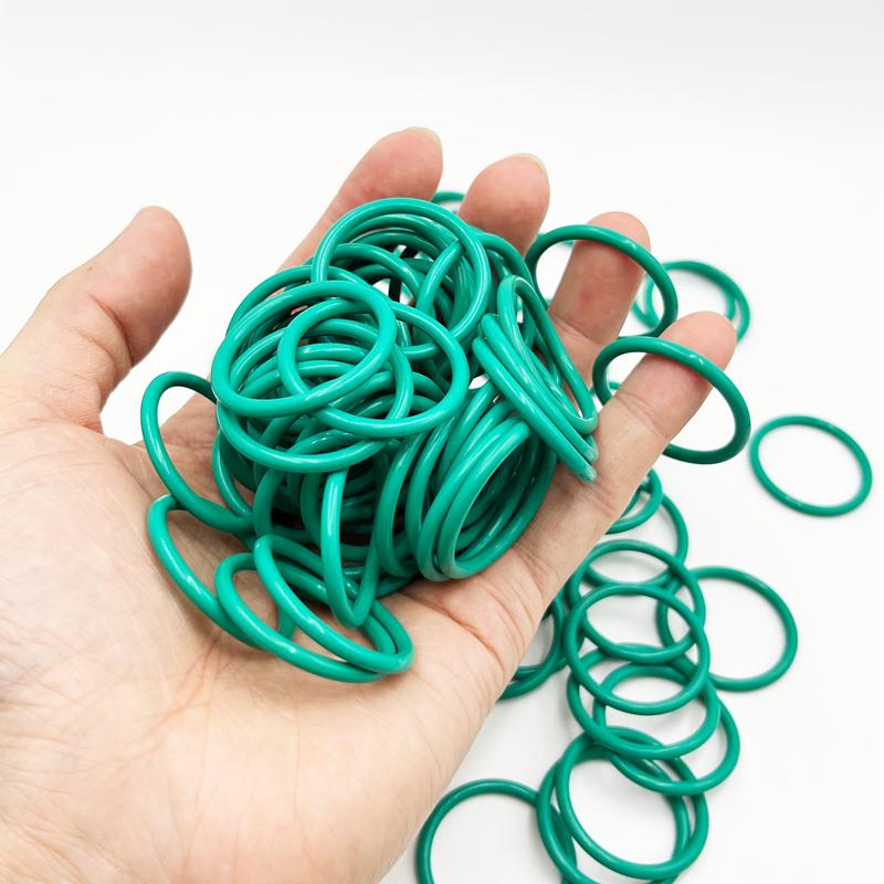 FKM O-Ring Grüner Fluorkautschuk Gummi Dichtung O-Ring CS1.5/2.0/2.4/3.1mm Ölbeständig Säure-Lauge-Beständig O-Ring Satz