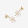 ESTELLE [Official] [Web Exclusive] Women's K10 Yellow Gold Earrings with June Birthstone Moonstone and Drop Motif (Product Code: 0222-9757-0019-0000)