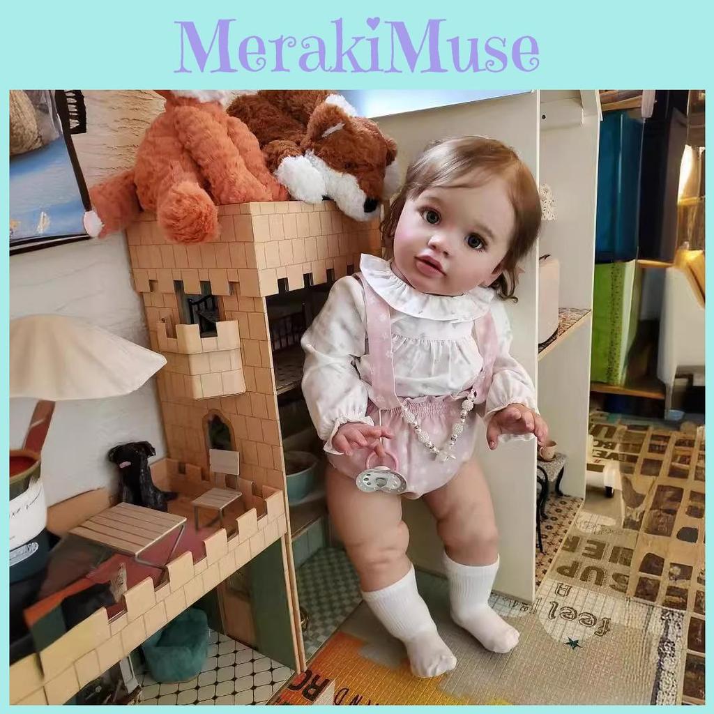 Silikonowa Lalka Niemowlę Reborn z Realistycznymi Cechami Dla Kolekcjonerów i na Prezent