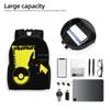 Fashion Backpacks Pokemon Backpack Daypack Pikachu Mochila High School Zipper Closure Rucksack