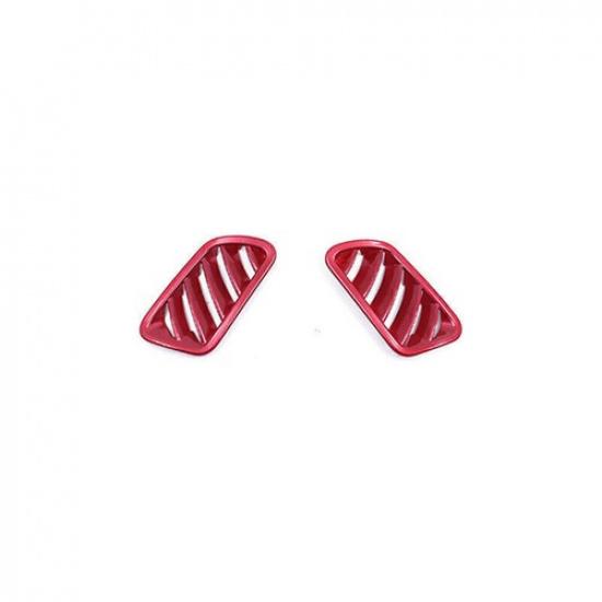 For Kia K3 Forte - Gloss Red Dashboard L&R Air Outlet Vent Cover Trim 2X
