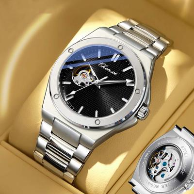 CHENXI Neue Herren Mechanische Uhr Automatische Mechanische Armbanduhr Stilvolle Leuchtende Wasserdichte Herrenuhr reloj