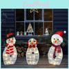 Inserted 2d Snowman Led Lights For Christmas Decor For Courtyard Parties Terrace