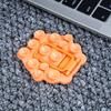 Hexagonal silicone suction cup mobile phone holder, lazy artifact, portable magnetic suction multi-function universal folding desktop holder