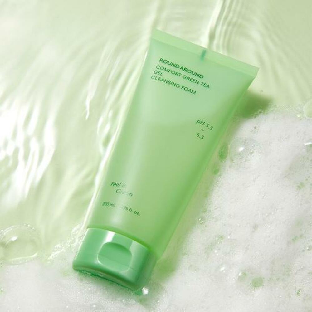 ROUND A'ROUND Comfort Grüner Tee Gel-Reinigungsschaum 200ml