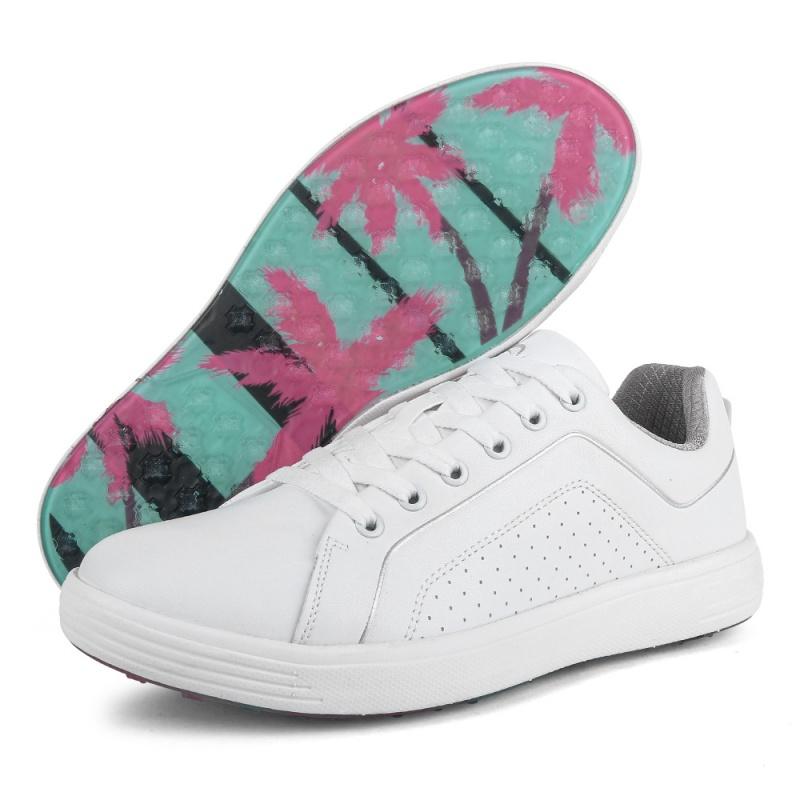 

Мужские туфли для гольфа Профессиональные спортивные тренировочные туфли без шипов Большой размер 39-48 Легкие дышащие туфли для гольфа Повседневные 41