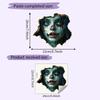 Noctilucent Horror Halloween Girl Face Pattern Home Walls Decoration Stickers
