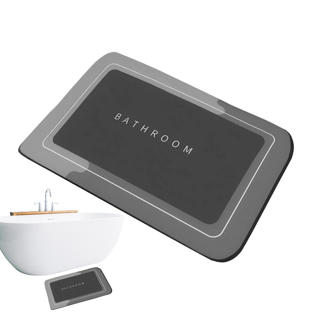 Absorbent Bath Mat Bath Mat Absorbent Quick Dry Quick-Drying Waterproof Anti-Slip Pad Diatomaceous Earth Carpet For RV Shower