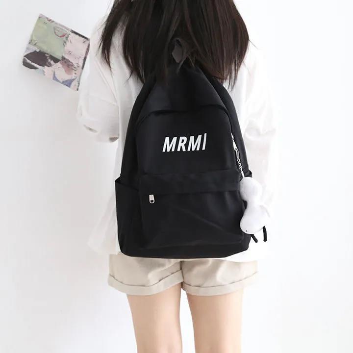 Backpack Aesthetic Nature Style Large Capacity School Bag for Elementary Middle High School Girls Korean Casual
