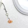 Small Fish Bead Pendant Phone Charm Hangings Rope Sweet Phone Chain Strap Bag Decoration Lanyard Keychain Accessory