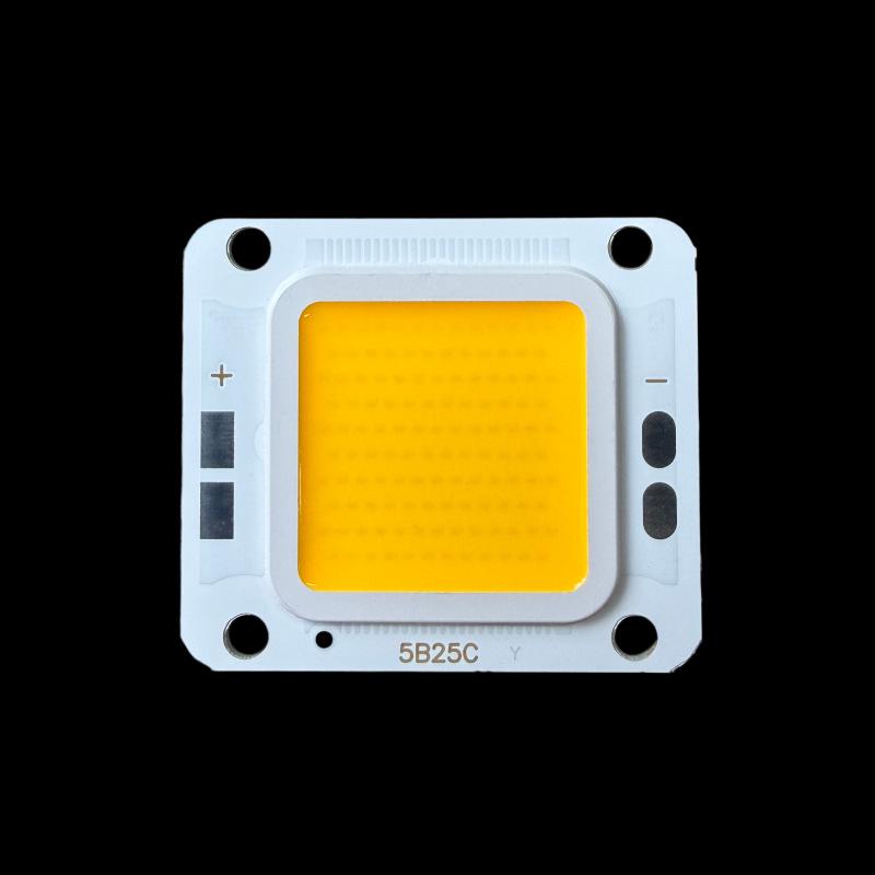 12V 50W Driver-Free COB LED Light Board, Warm White High-Brightness Light Chip.