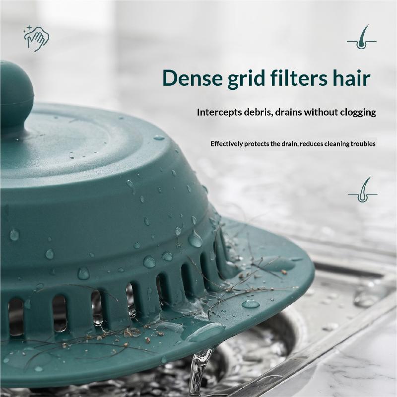 Silicone Floor Drain Deodorant Cover Bathroom Deodorant Insect-Proof Seal Household Sewer Pipe Sink Antismell Floor Cover