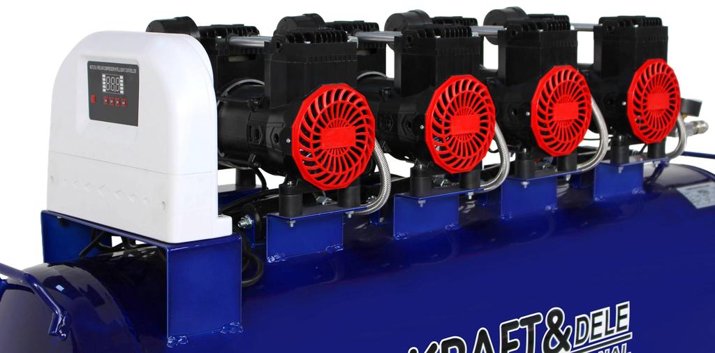 COMPRESSORE SENZA OLIO BLU 120L 4 PISTONI 400V 7kW KD4095