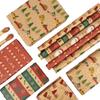 1 Roll Cute Deer Christmas Wrapping Paper for Handmade Gifts Planner & Broker Suitable for Presents Gift Wrapping Paper