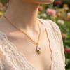 Collana Serie Piante Fresche di Nicchia Collana con Ciondolo Stampa a Colori Fragola Limone Fiocco Catena per la Clavicola Fai da Te