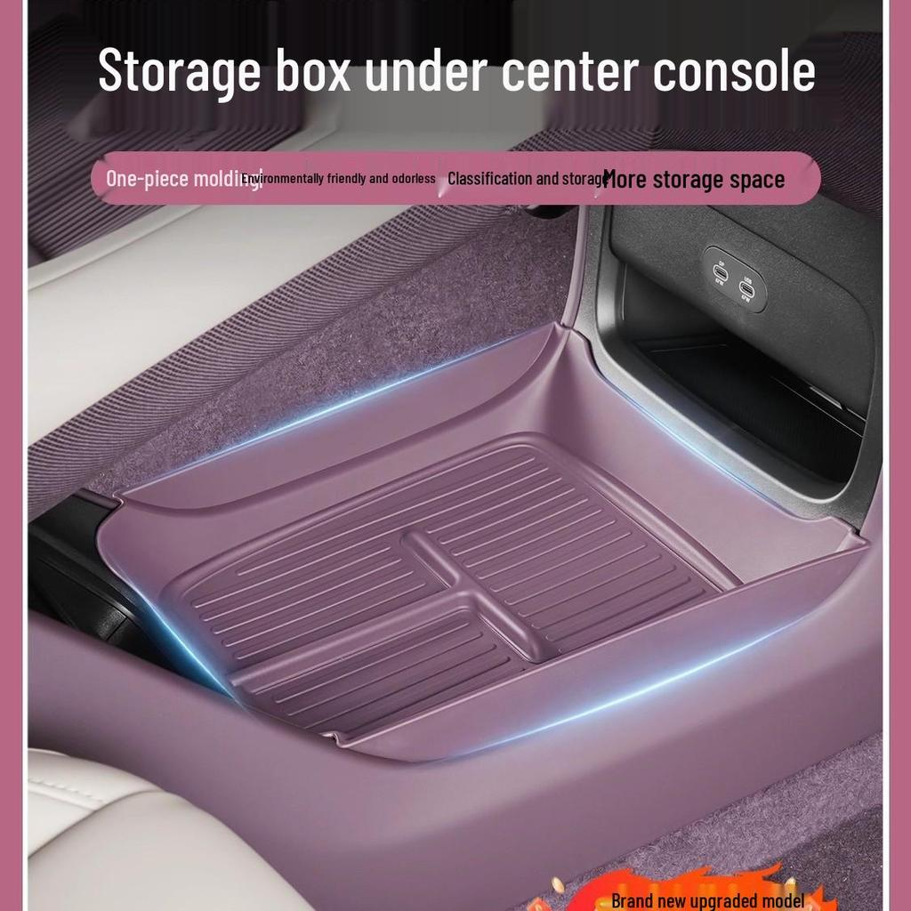 Soft Rubber Organizer for Xiaomi YU7 Console Storage Box