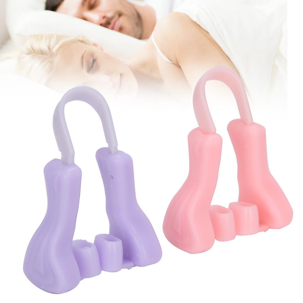 Silicone Portable Nose Up Lifting Clips Nose Bridge Shaping Beauty Clip (PinkPurple)