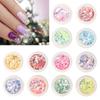 12 Boxes Nail Art Sequins DIY Nail Art Glitter Flakes Powder Manicure Decaration