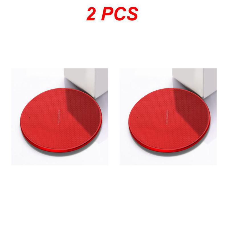 2PCS Universal Wireless Charger 5W/10W Phone Charger Wireless Fast Charging Car Phone Charging Pad for