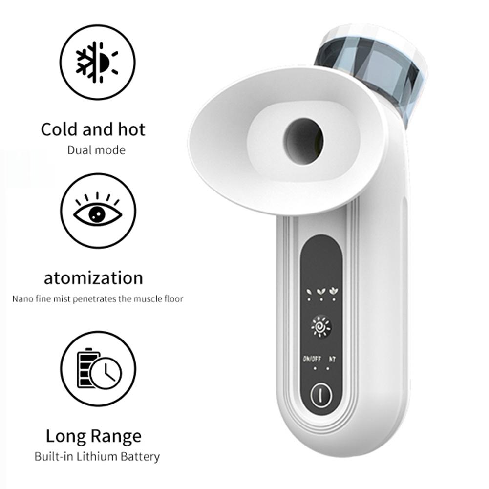 Portable Eye Mist Steamer Eye Moisturizing Steamer Rechargeable Eye Moisturizer Multi-Function 3 Adjustable Temp for Stye Relief