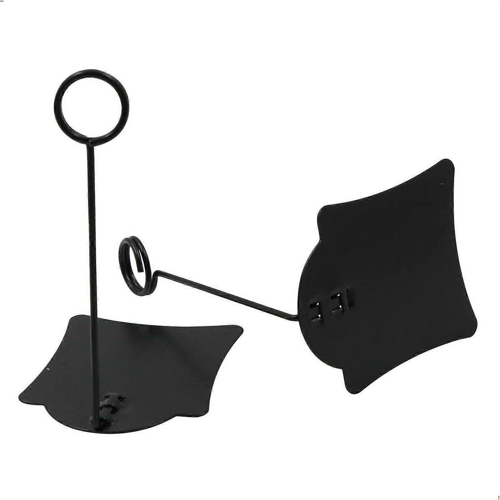 Photo Clip Holders - Black Food Holders for Prices, Table Numbers, Memo Cards, Supermarket Vertical Display of Cake Labels, Product Labels, 10 Pieces