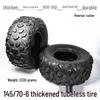 145/70-6 Off-Road Tubeless Go-Kart ATV Tire and Accessories