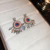 Bohemian retro tassel earrings with fashionable ethnic style and temperament, ear hooks with a niche and high-end feel, versatile earrings
