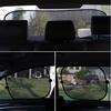 LMoDri 5 Pcs Car Windows Sun Shade Black Mesh Auto Sun Visor Curtain Window Sunshade Suction Cup Protection Front Rear