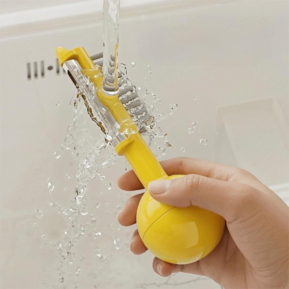 With Cleaning Brush Fruit Grater 2 In 1 Fruit Planer Household Tumbler Vegetable Peeler Travel