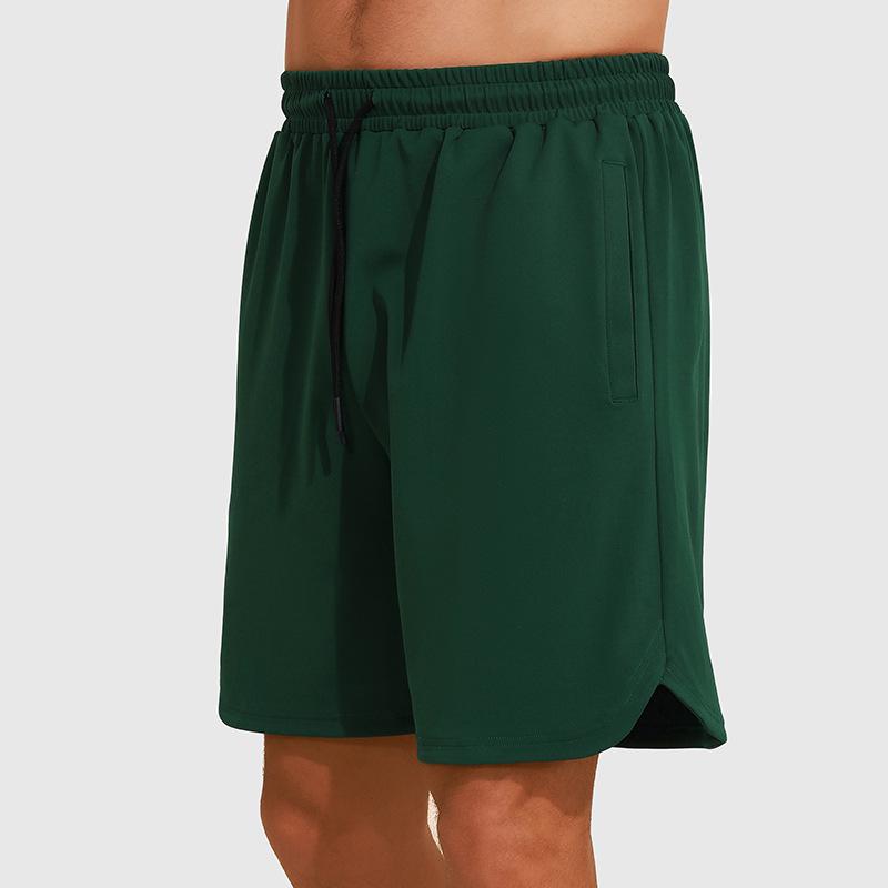 

Мужские эластичные спортивные шорты быстросохнущие - Дышащие, с коротким рукавом, свободного кроя с кулиской, в американском стиле, как хлопок US L (Recommended for 140-160 lbs)