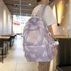 Japanese Ins Schoolbag for Girls, Cute and Sweet Star Backpack for Junior School Students, Light and Large-capacity Backpack for High School Students