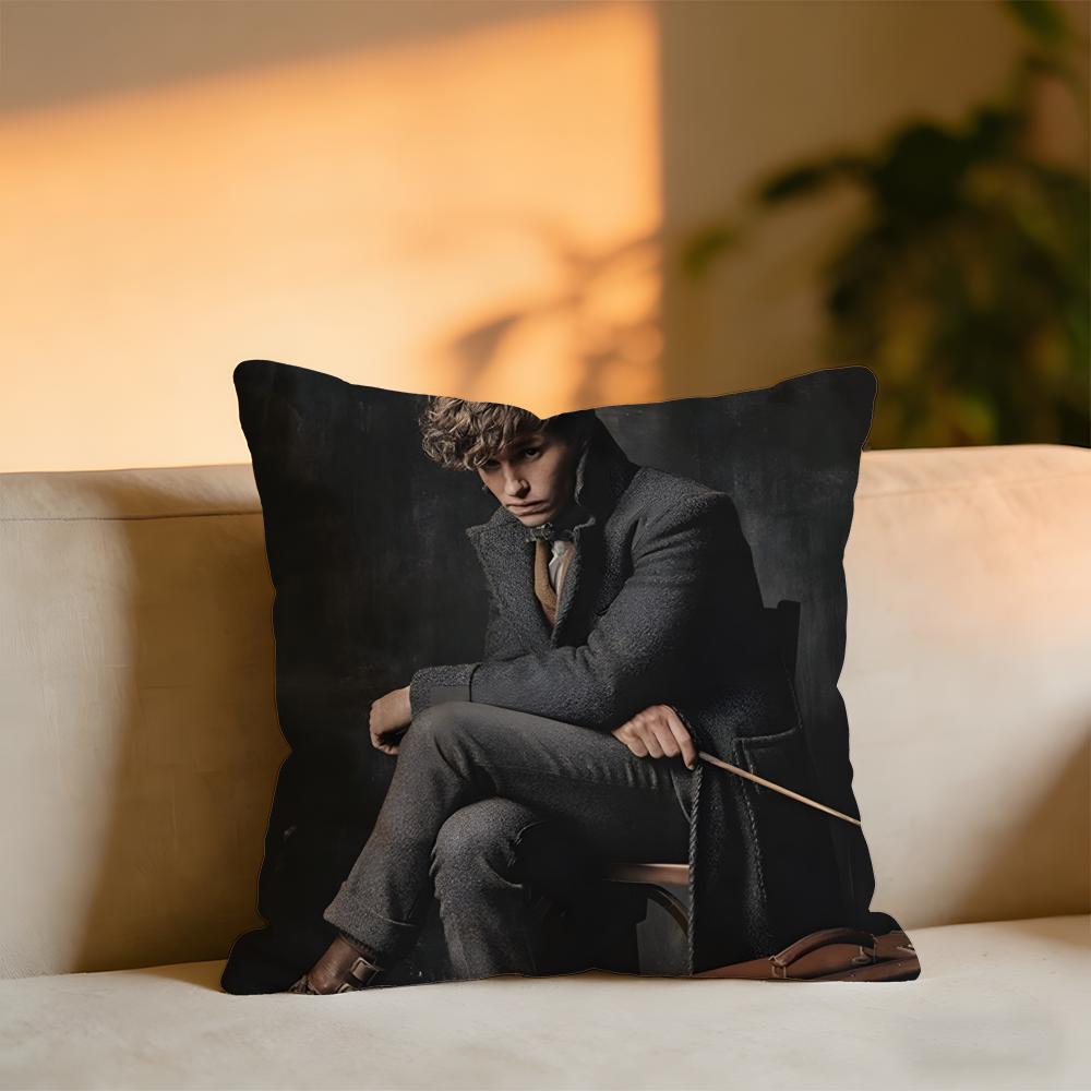 

Eddie Redmayne Cushion Cover Cozy Velvet Throw PillowSoft Warm Cushion For Sofa Bed 30x30 cm