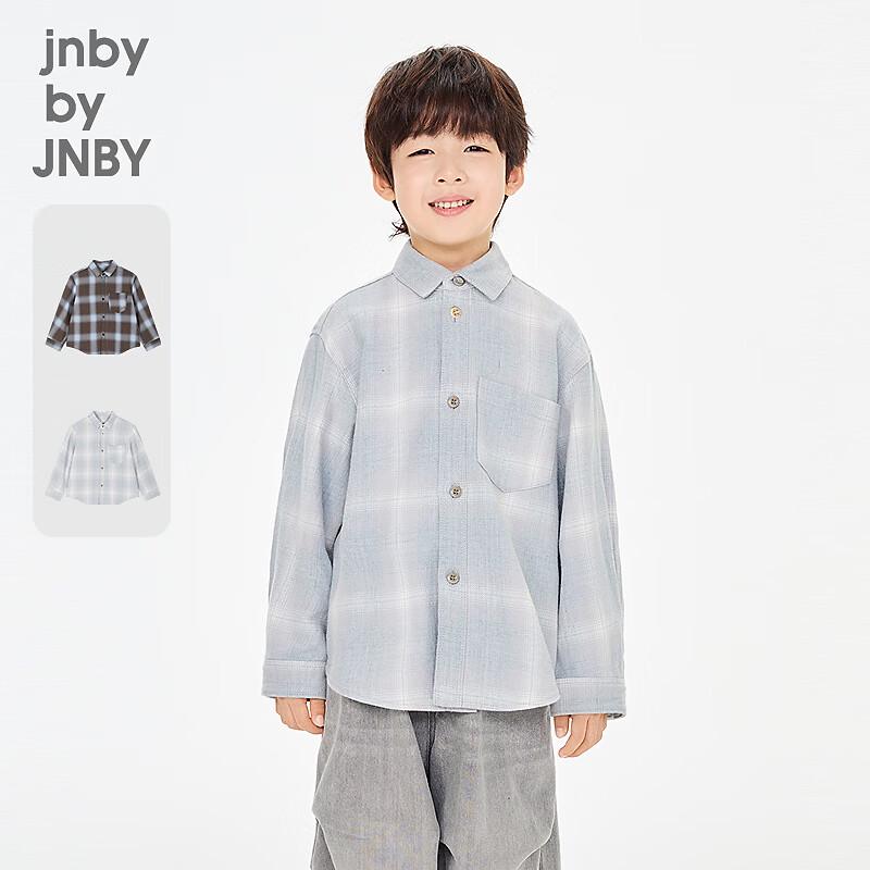 JNBY Boys  Plaid Long-Sleeve Shirt 140