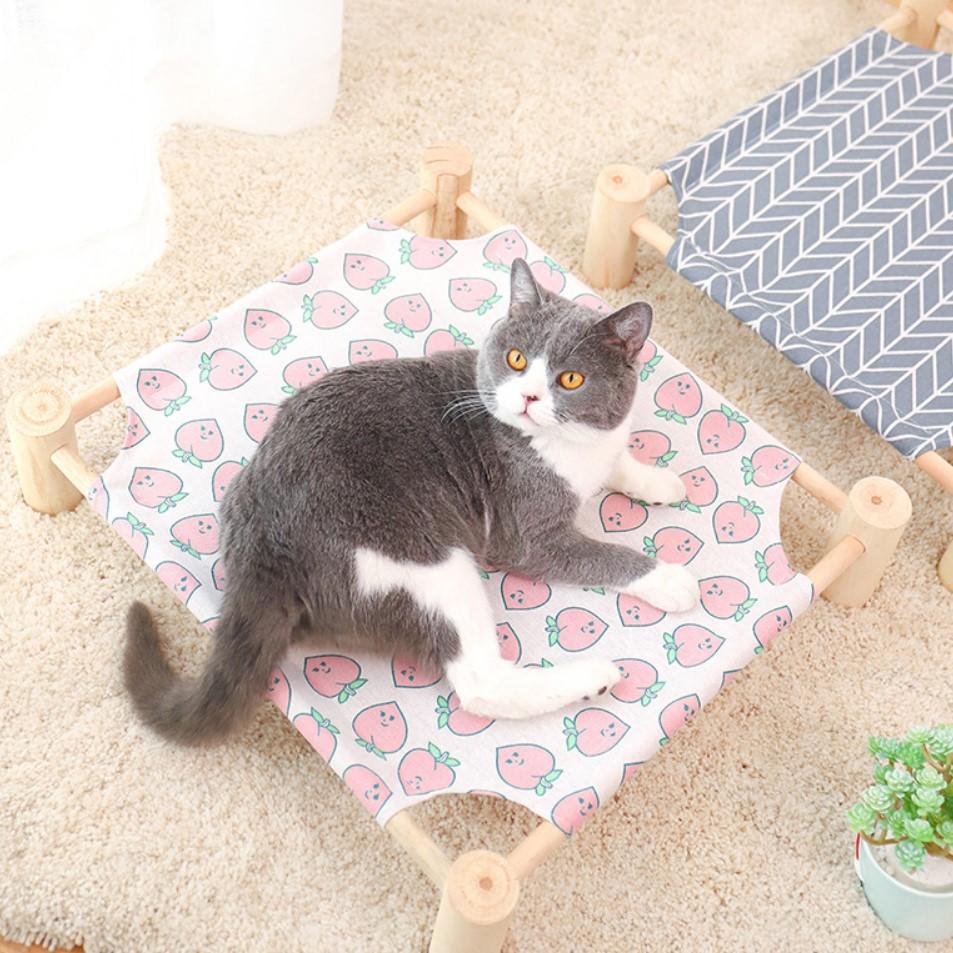 Letto da campo per animali domestici Letto per cani Universale per quattro stagioni Letto per gatti Smontabile e lavabile Cuccia estiva per gatti Articoli per animali domestici