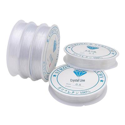 Transparente Nicht-Elastische Kristall Perlenlinie für DIY Schmuckzubehör