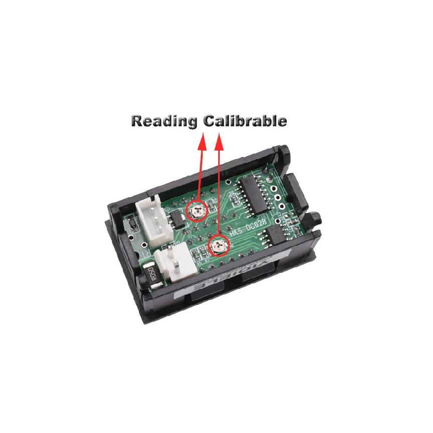 5/10pcs Digital 0.56 Ammeter Voltmeter DC 4.5-30V 0-100V AC 30-500V 10-600V Voltage Amp Meter Detector Monitor Calibrate Reading
