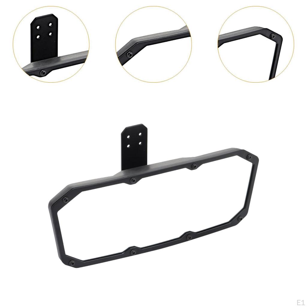 UTV Center Rear View Mirror Degree Adjustable Easy To Install Replacing Professional Interior