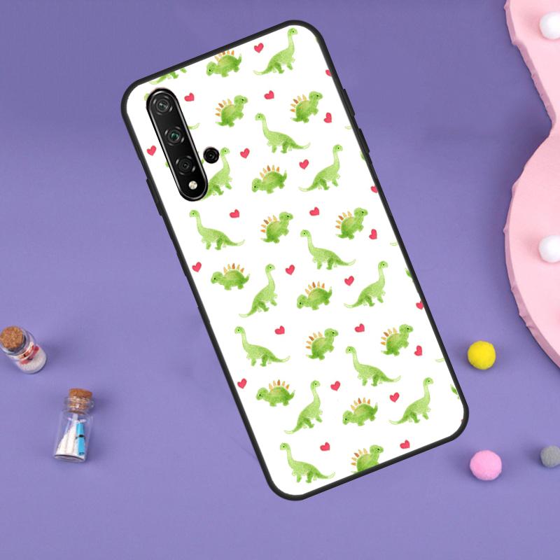 Dinosaur Pattern For Huawei Nova 11i 12i 8i 7i 3i 9 10 SE Y60 Y61 Y70 Y72 Y73 Y90 Y91 P20 P30 P40 Lite Case