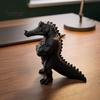 Anthropomorphic Reptile Decor 3D Printed Crocodile Figurine, Realistic Muscular Ornament, Desktop Cross Statue Arm Animal Statue, Creative Sculpture
