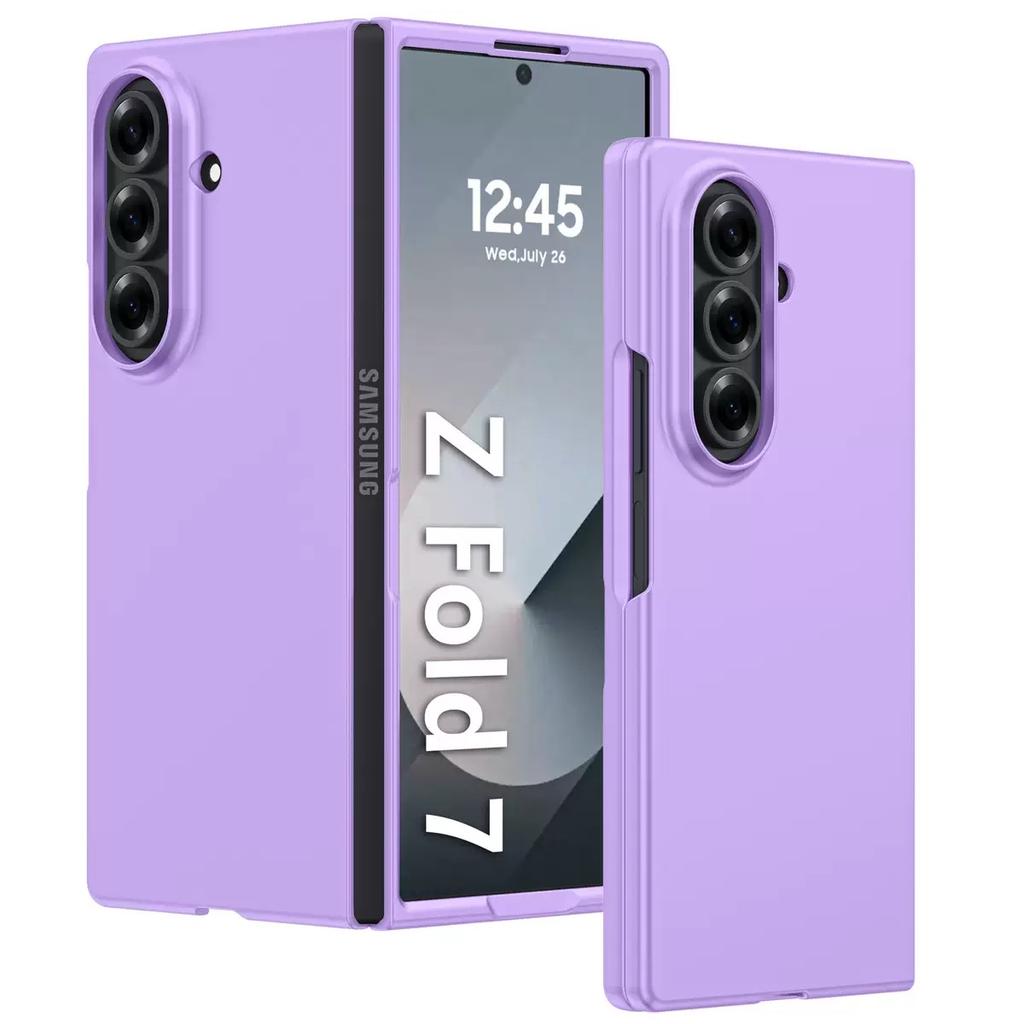 New Arrivals Candy Color Tempered Film Integrated Full Protection PC Shockproof Phone Case for Samsung Z Fold 7 6 5 4