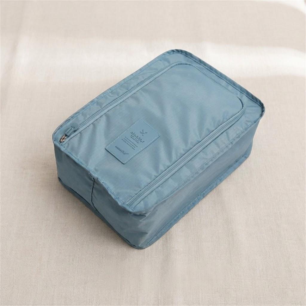 Portable Foldable Shoe Pouch Waterproof Travel Organizer Multi-functional Footwear Bag Lightweight Storage Sack for Beach Trip