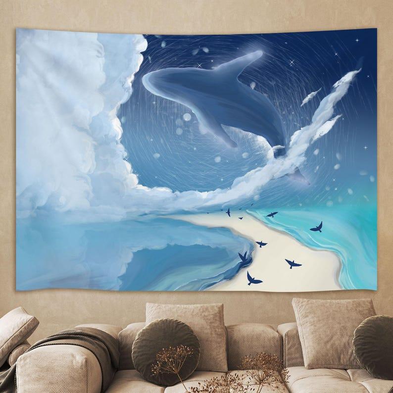 ocean tapestry 75x100
