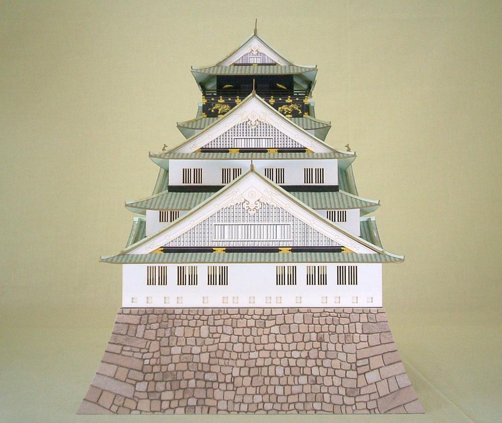 Sankei Meijo Series Osaka Castle 1/300 MK04-02
