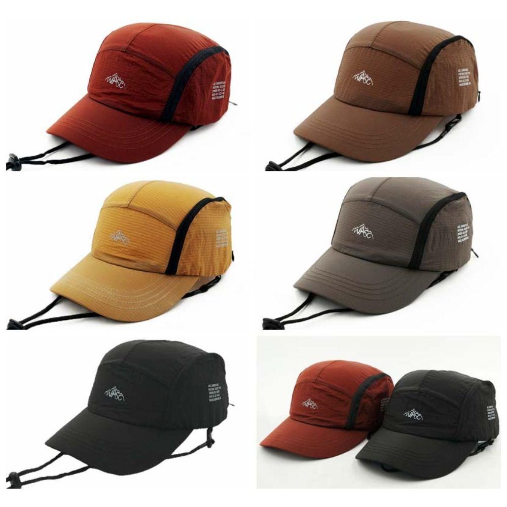 Breathable Baseball Hats Side Pocket Outdoor Hats Fashion Peaked Caps Men Women