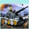 Shooting Tank Model Toy With Inertial Movement For Children And Creative Play