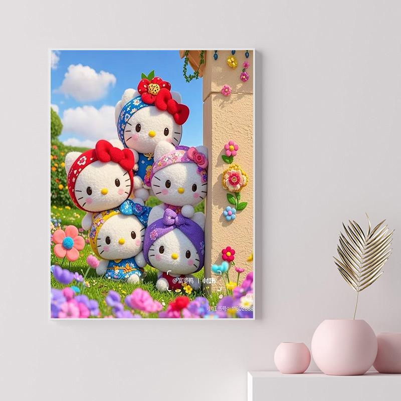40X50Cm Diamond Painting Large Size Diamond Sticker Bedroom Living Room Decorative Painting With Photo Frame