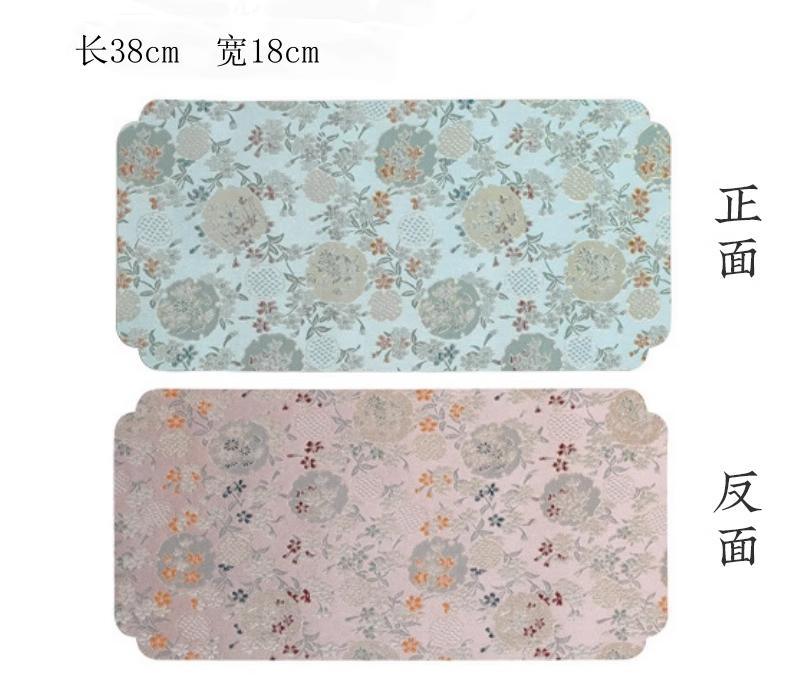 

Exquisite double-sided absorbent Chinese tea towel Chinese tea table dry soaking table mat