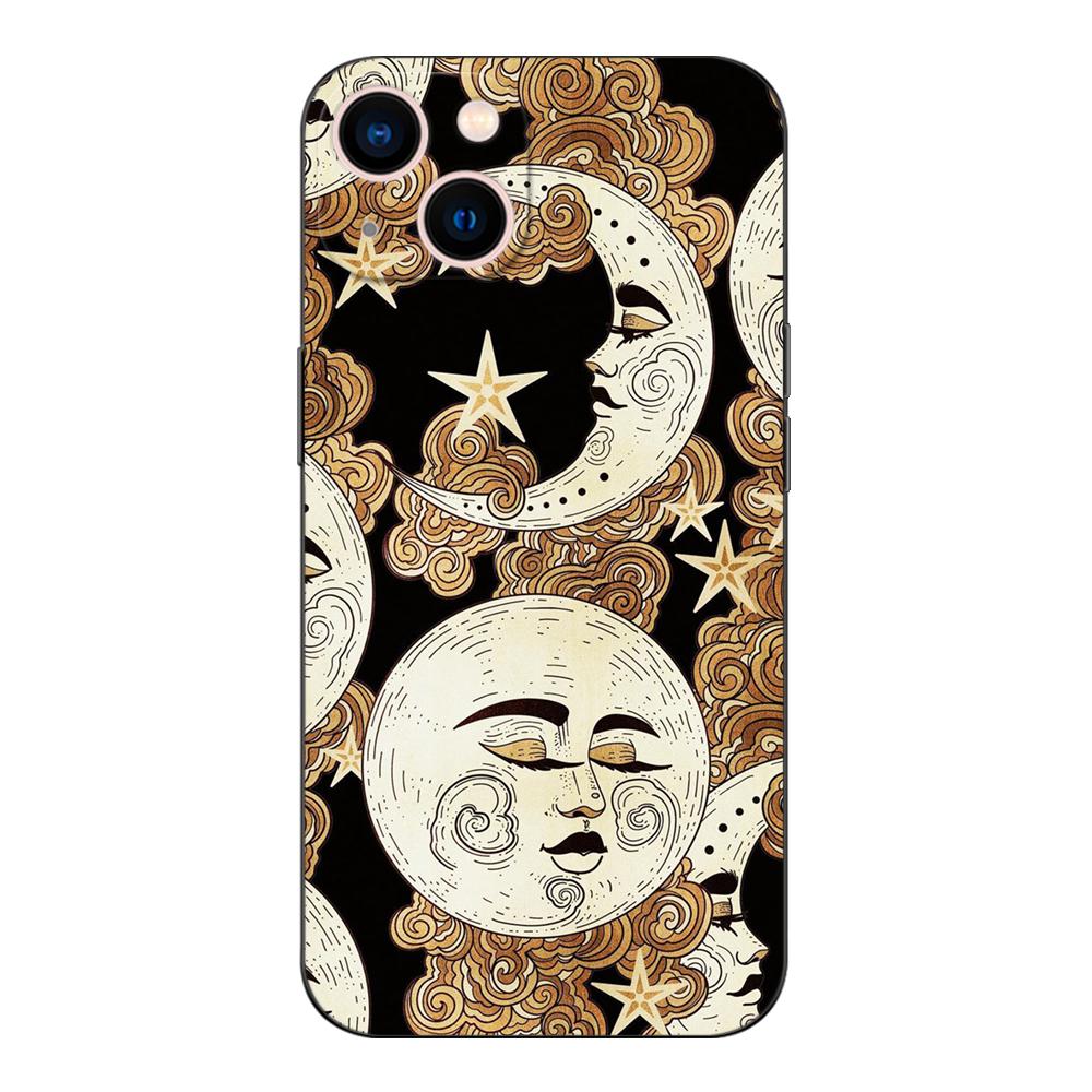 Black Tpu Case For Xiaomi mi 11i 5G Redmi Note 11 11S Pro PLUS 4G 5G Cover The Whimsy of the Moon