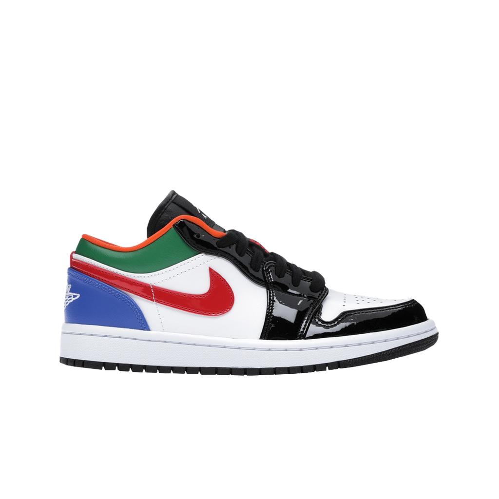 (w) Jordan 1 Low Se Multi-color Black Toe